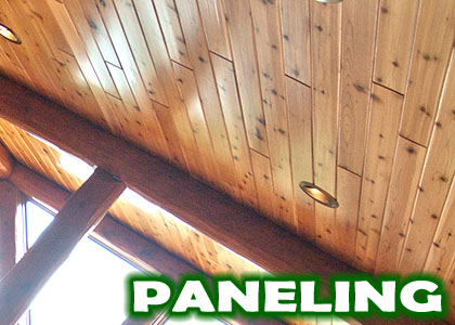 Cedar Paneling